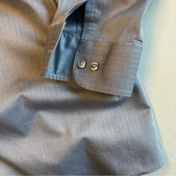 Roundtree & Yorke Men's Dark Gray Long Sleeve Shirt - Picture 7 of 9